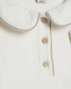 Baby Beige Dungaree Set