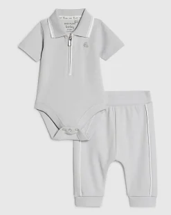 Baby Blue Bodysuit Set