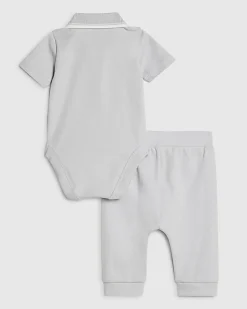 Baby Blue Bodysuit Set