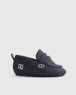 Baby Boy Navy Loafers