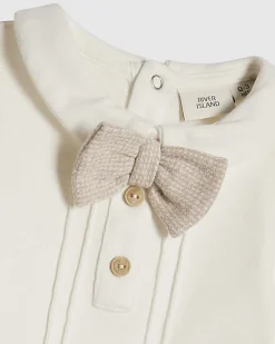 Baby Boys Beige Bodysuit Set