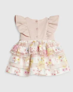 Baby Girls Pink Floral Dress