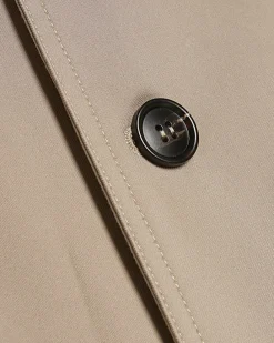 Beige Belted Trench Coat