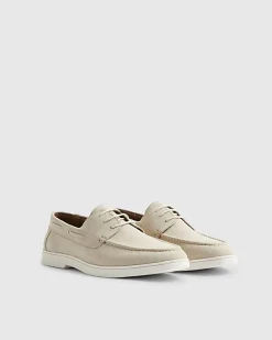 Beige Boat Shoes
