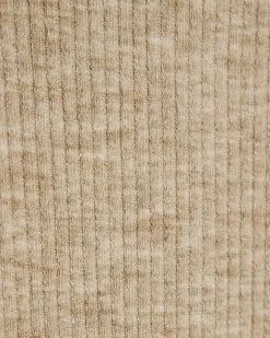 Beige Flared Trousers