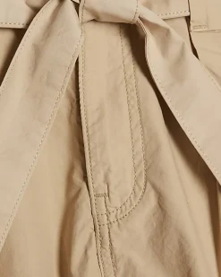 Beige Guernsey Belt Detail Short