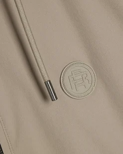 Beige Hooded Jacket