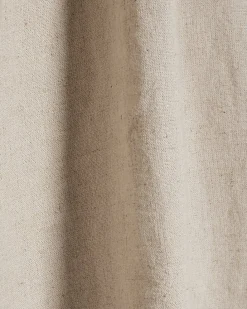 Beige Linen Blend Short Sleeve T-Shirt