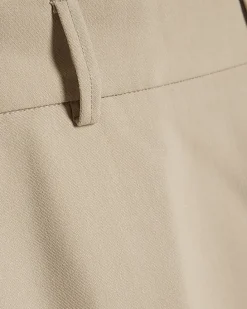 Beige Loose Fit Trousers