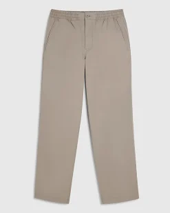 Beige Loose Fit Trousers