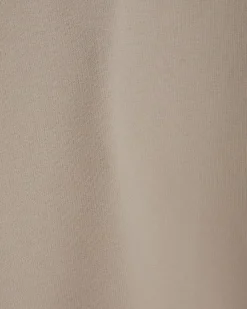 Beige Oversized Fit Premium V Neck T-Shirt