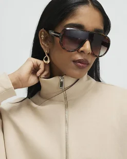 Beige Premium Half Zip Top