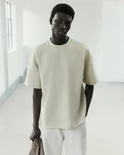 Beige RI Studio Boxy Heavyweight T-Shirt