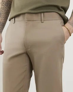 Beige Skinny Fit Chino Trousers