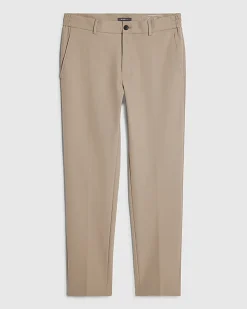 Beige Skinny Fit Trousers