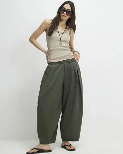 Beige Whipstitch Tank Top