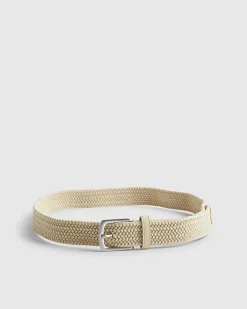 Beige Woven Belt