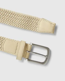 Beige Woven Belt