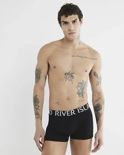 Black 10 Pack Multi Metallic RI Logo Boxers