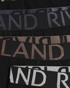 Black 10 Pack Multi Metallic RI Logo Boxers