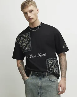 Black Ame Saint Midweight T-Shirt