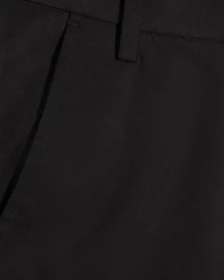 Black Barrel Fit Trousers