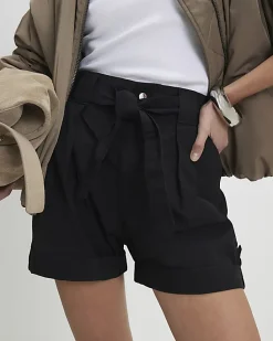 Black Belt Detail Shorts