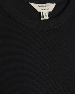 Black Built In Bra Vest Top