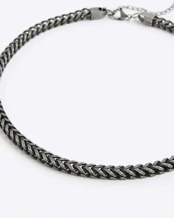 Black Chunky Chain Necklace