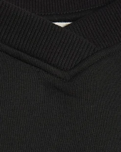 Black Cut Away Sweatshirt