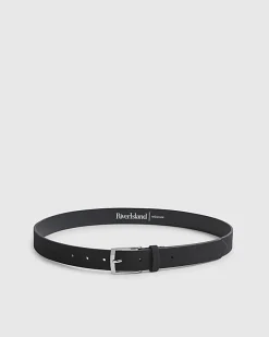 Black Faux Suede Belt