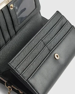 Black Heart Quilted Purse