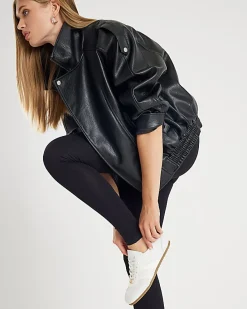 Black high waisted leggings