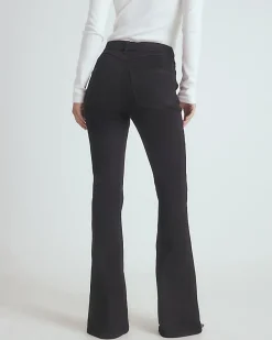 Black High Waisted Sculpt Flare Jeans