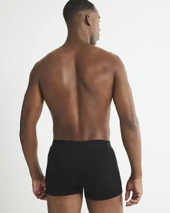 Black Jacquard Waistband Pack Of 5 Trunks