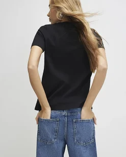 Black L'amour Lips T-Shirt