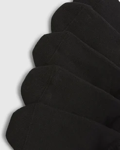 Black Liner Socks Pack Of 5 Socks