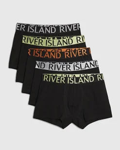 Black Metallic Pack Of 5 Trunks