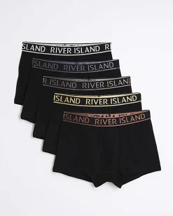 Black Metallic RI Pack Of 5 Trunks