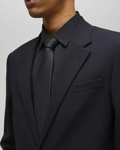 Black Micro Dot Tie