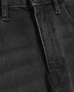 Black Mid Rise Skinny Jeans