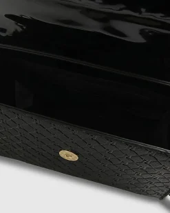 Black Mini Cross Body Tote Bag