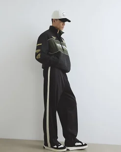 Black Motorcross Funnel Track Jacket