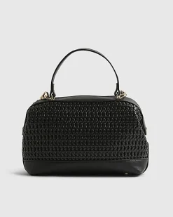 Black Open Weave Doctor Bag