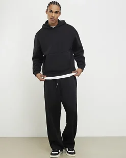 Black Oversized Fit Hoodie
