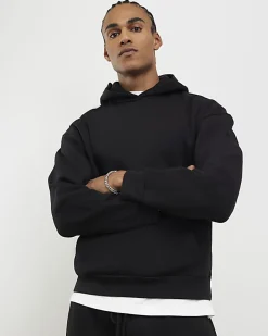 Black Oversized Fit Hoodie