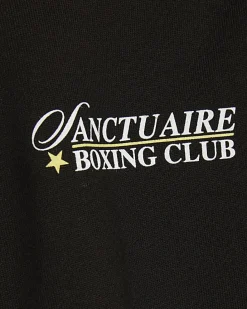Black Oversized Fit Midweight Boxing T-Shirt