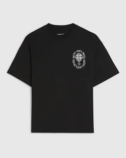 Black Oversized Fit Saint Croix Paris T-Shirt