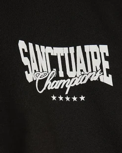 Black Oversized Fit Sanctuaire Champ T-Shirt