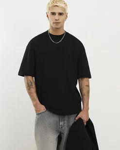 Black Oversized Fit T-Shirts 2 Pack